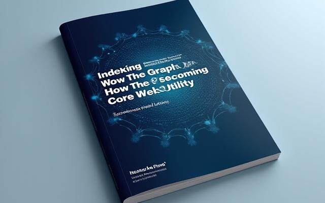 Report cover for 'Indexing the Future: How The Graph (GRT) is Becoming a Core Web3 Utility'.